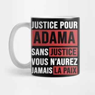 Justice Pour ADAMA Mug